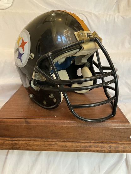 Schutt Pro Air II Pittsburgh Steelers Vintage Original Worn Football Helmet WESTBROOKSPORTSCARDS