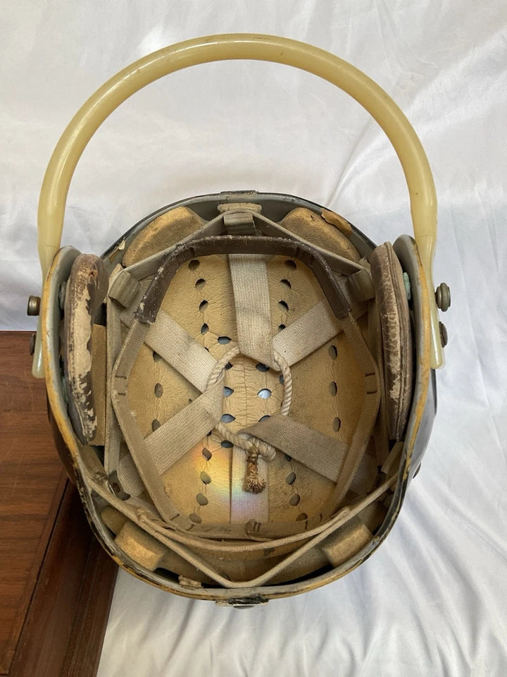 Vintage Original Riddell 1950s RK4 Football Helmet Rare Concussion Padding WESTBROOKSPORTSCARDS