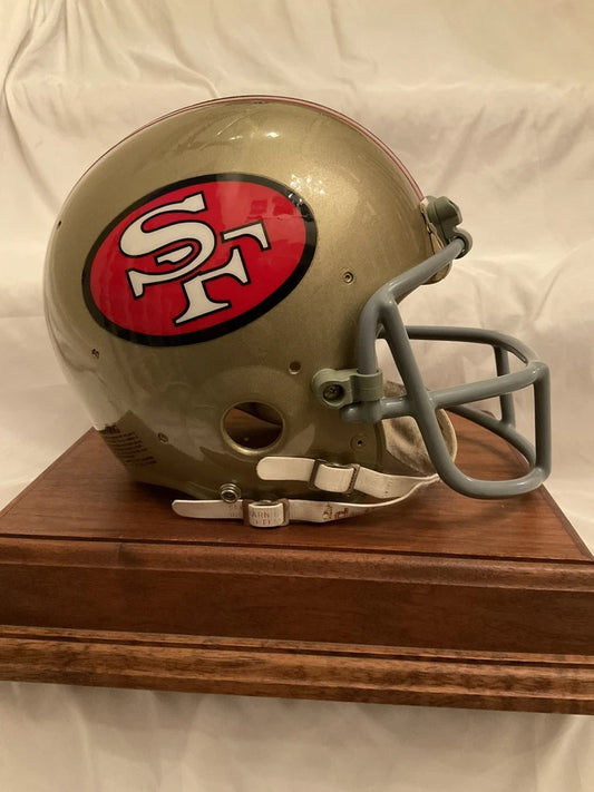 Vintage 1977 Riddell PAC3 Football Helmet San Francisco 49ers QB Style Mask WESTBROOKSPORTSCARDS