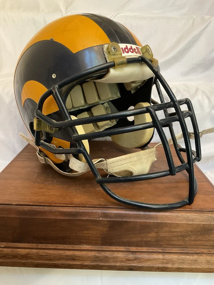Los Angeles Rams Vintage Riddell 1978 PAC-3 Game Used Football Helmet Size 7 1/4 WESTBROOKSPORTSCARDS