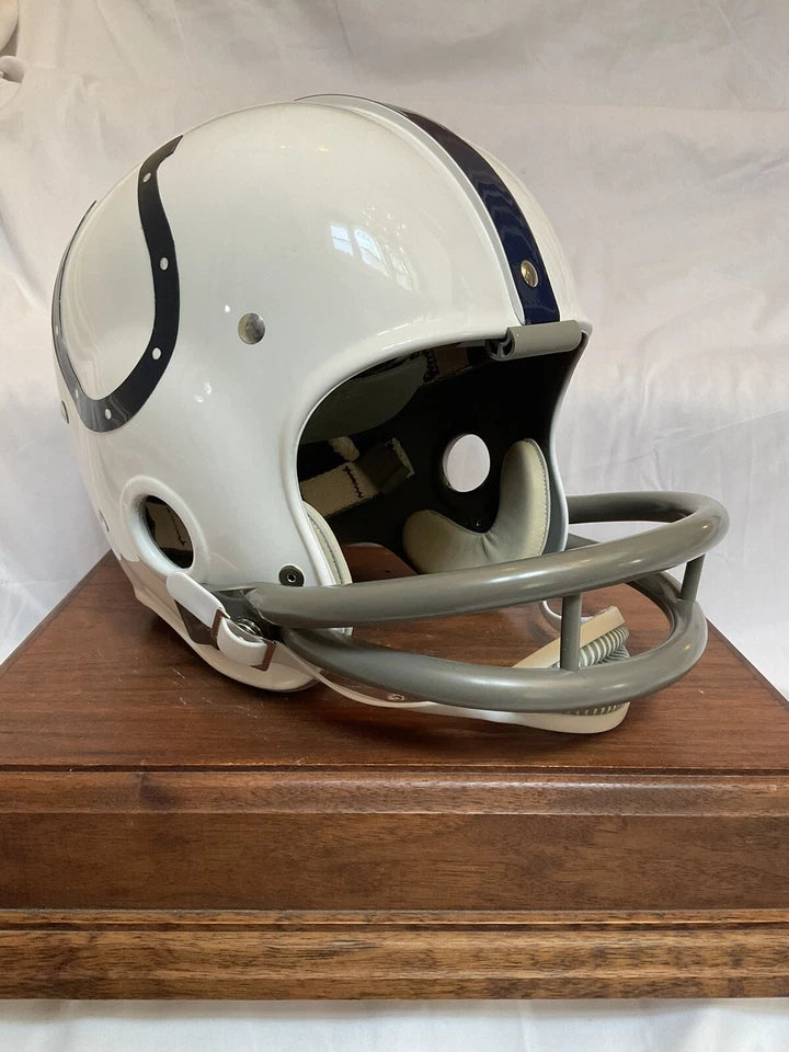 John Unitas Baltimore Colts Vintage RIDDell RK2 Style Football Helmet – WESTBROOKSPORTSCARDS