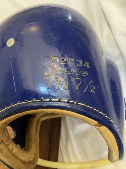 Original Vintage Wilson F2034 Football Helmet Size 7 1/2 Bears Cardinals Project WESTBROOKSPORTSCARDS