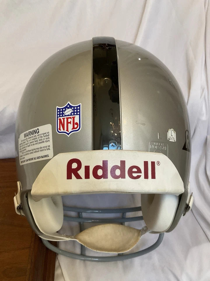 Oakland Raiders RIddell VSR-4 Vintage And Original Football Helmet WESTBROOKSPORTSCARDS