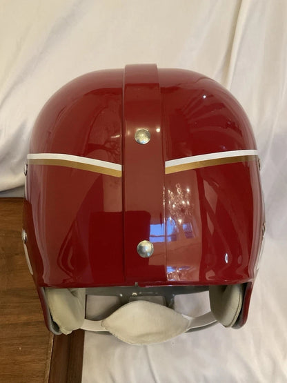 RK2 Style Football Helmet 1969 Washington Redskins Spear Cardinal Color DG-120