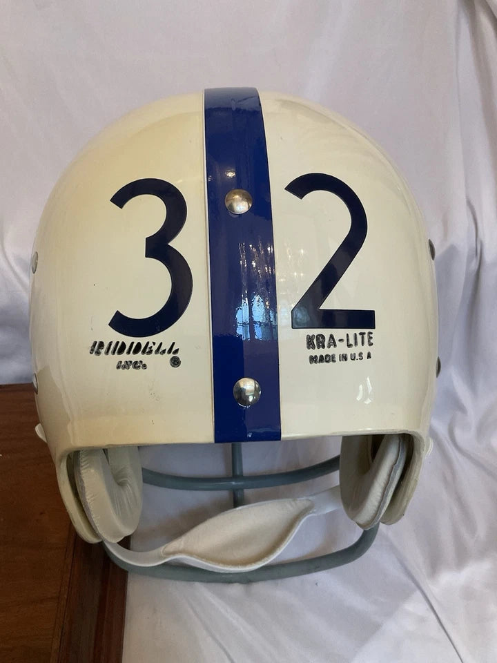Original Riddell 1971 Baltimore Colts Kra-Lite TK2 Game Football Helmet Curtis WESTBROOKSPORTSCARDS