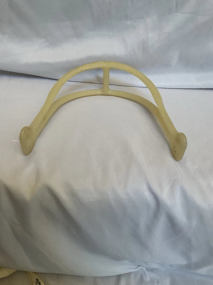 1960's Vintage ORIGINAL MacGregor 2-Bar Kra-Lite Facemask Suspension Helmet WESTBROOKSPORTSCARDS