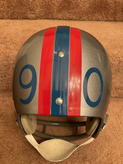 Vintage TK-2 Style Football Helmet 1970 Houston Oilers George Webster
