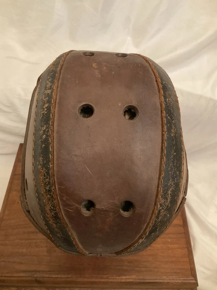Original McKinnon H225 Authentic Leather Suspension Football Helmet WESTBROOKSPORTSCARDS
