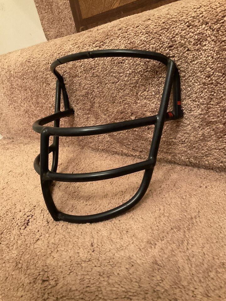 Vintage Cramer Super Pro JOP Large Red Dot Navy Football Helmet Facemask  WESTBROOKSPORTSCARDS   