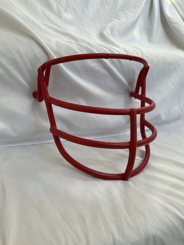 Vintage Red Schutt 1969 JOP Green Dot Football Helmet Facemask - RARE WESTBROOKSPORTSCARDS