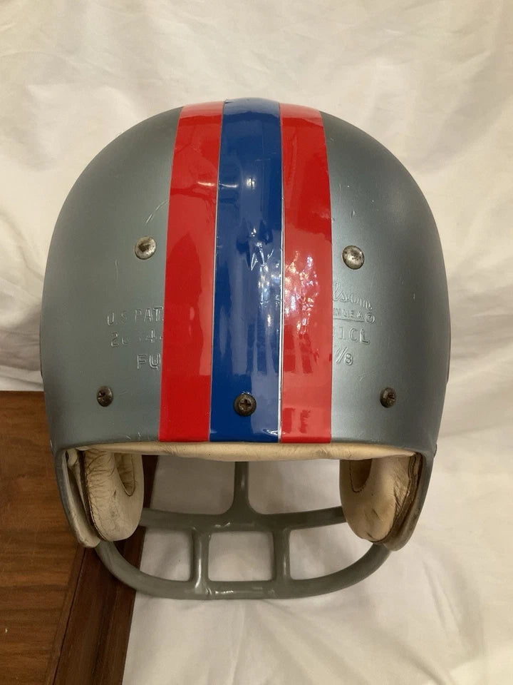 Original Vintage Wilson Football Helmet Custom 1969 - 1970 Houston Oilers