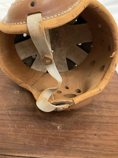 Rawlings NHC Authentic Leather Suspension Football Helmet Chin Strap Size 7!