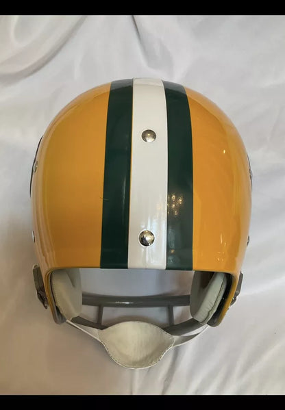 TK2 Style Football Helmet Custom Green Bay Packers Jerry Tagge Autograph