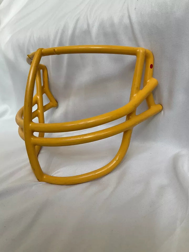 Vintage Original Schutt NOP-DW Large Gold Red Dot Football Helmet Facemask WESTBROOKSPORTSCARDS