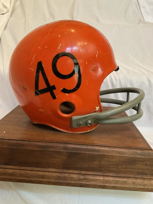 Vintage Riddell 1958 TK5 Kra-Lite Football Helmet Cleveland Browns Mitchell Rook