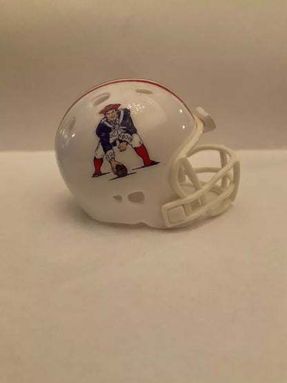 New England Patriots Custom Riddell Throwback Pocket Pro Helmet  WESTBROOKSPORTSCARDS   