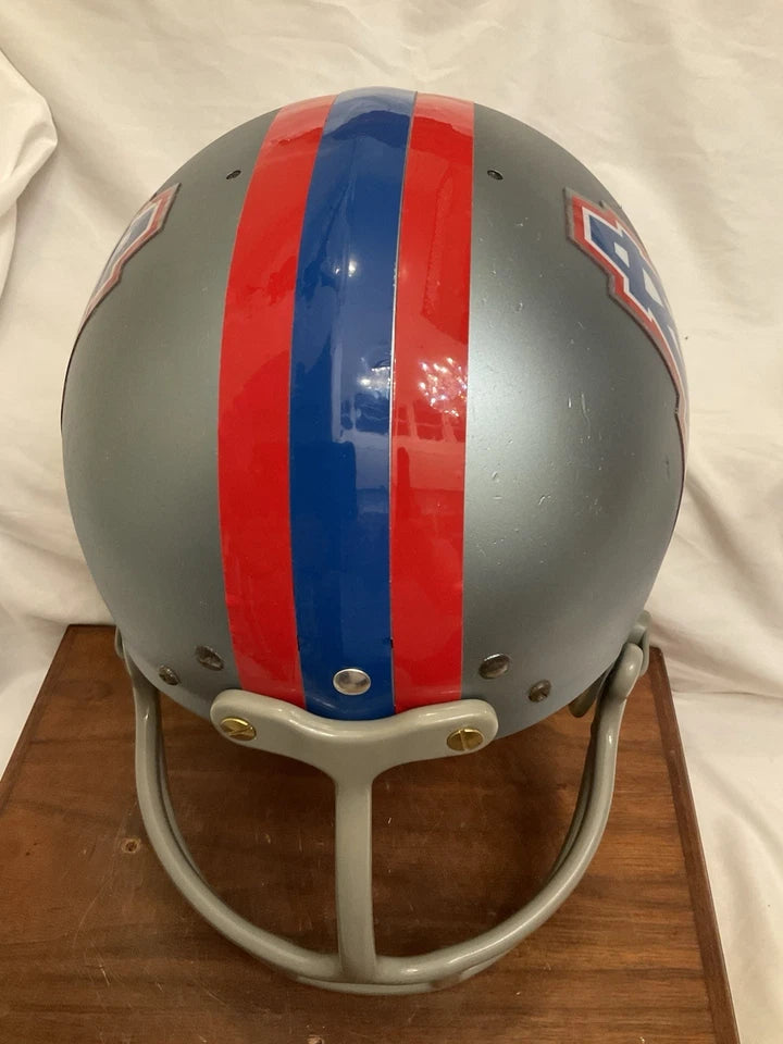 Original Vintage Wilson Football Helmet Custom 1969 - 1970 Houston Oilers