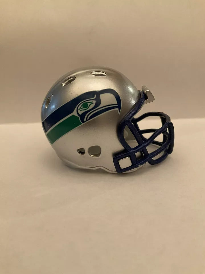 Seattle Seahawks Custom Riddell Throwback Pocket Pro Helmet  WESTBROOKSPORTSCARDS   