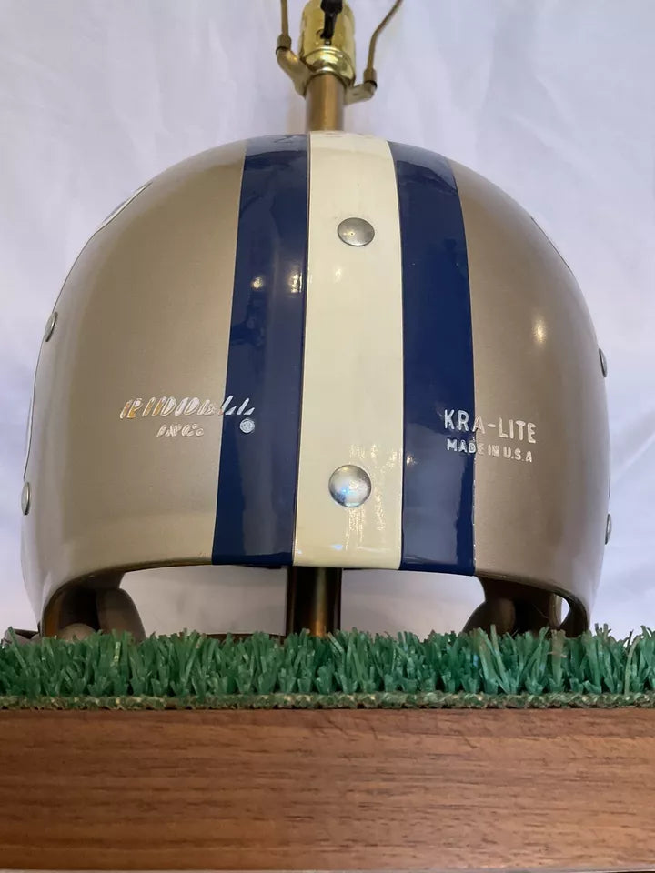 Vintage Original Riddell 1971 Detroit Lions Kra-Lite Football Helmet Lamp  WESTBROOKSPORTSCARDS   