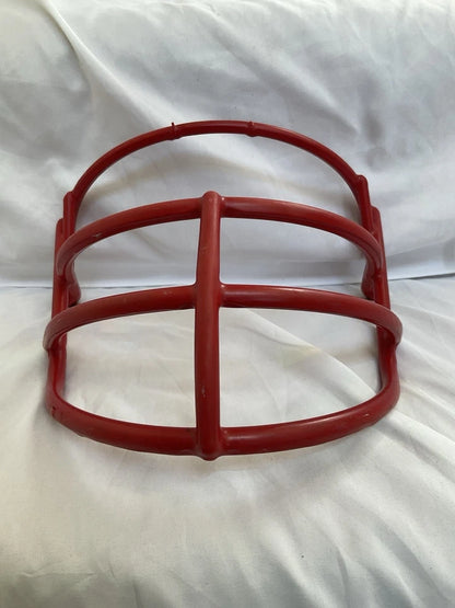 Vintage Red Schutt 1969 JOP Green Dot Football Helmet Facemask - RARE WESTBROOKSPORTSCARDS