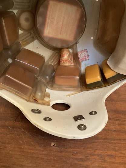 Riddell 1970s Micro-Fit Vintage Football Helmet Size 7 Oilers Buccaneers Cards