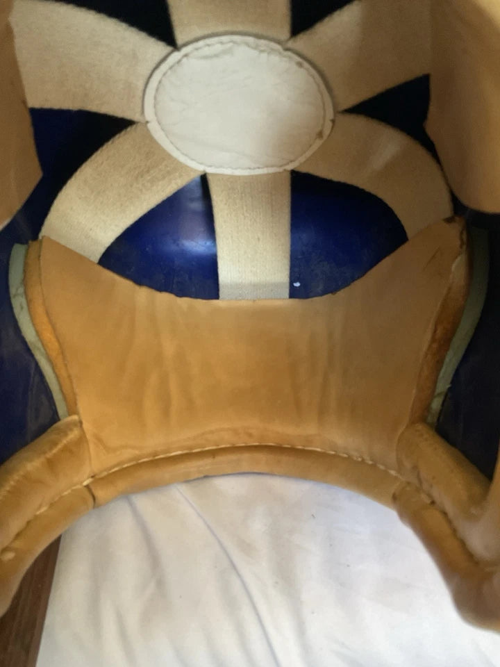 Original Vintage Wilson F2034 Football Helmet Size 7 1/2 Bears Cardinals Project WESTBROOKSPORTSCARDS