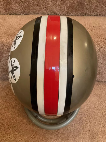 Original Riddell 1971 Ohio State Buckeyes Kra-Lite TK2 Game Football Helmet WESTBROOKSPORTSCARDS