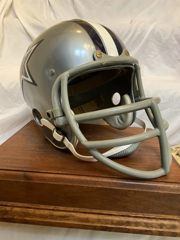 Vintage Riddell TK5 Kra-Lite Football Helmet- Custom Dallas Cowboys Mike Ditka WESTBROOKSPORTSCARDS
