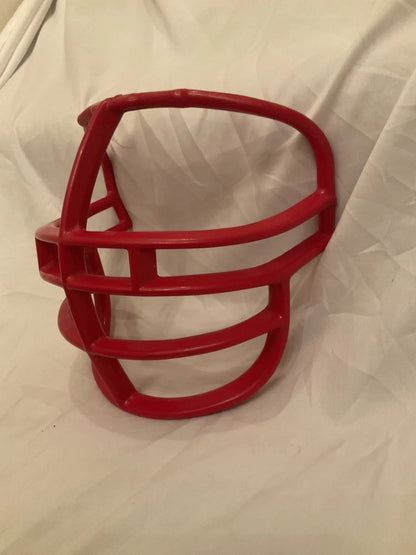 Vintage Riddell 1990s DoubleWire Kra-Lite NJOP Red Football Helmet Facemask Rare WESTBROOKSPORTSCARDS
