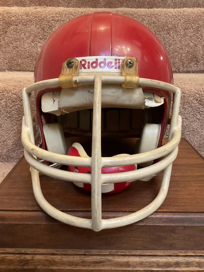 Vintage Riddell WD-1 Football Helmet Kansas City Chiefs Game Used 1983-85 Thomas WESTBROOKSPORTSCARDS