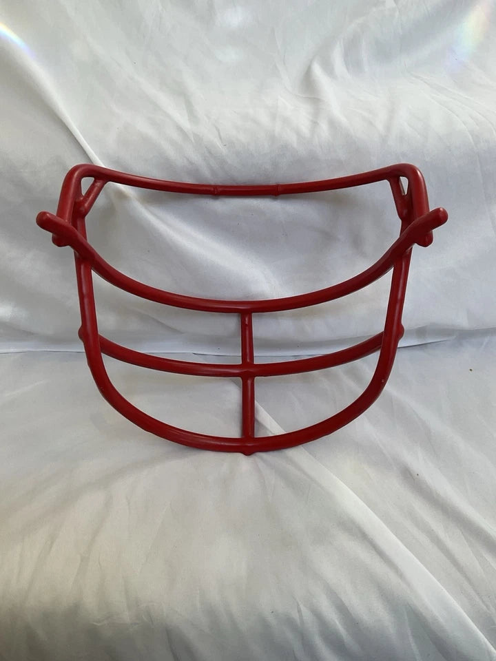 Vintage Red Schutt 1969 JOP Green Dot Football Helmet Facemask - RARE WESTBROOKSPORTSCARDS