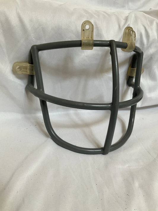 Vintage Riddell NOP Dark Gray Football Helmet Face Mask With Clips Rare! WESTBROOKSPORTSCARDS