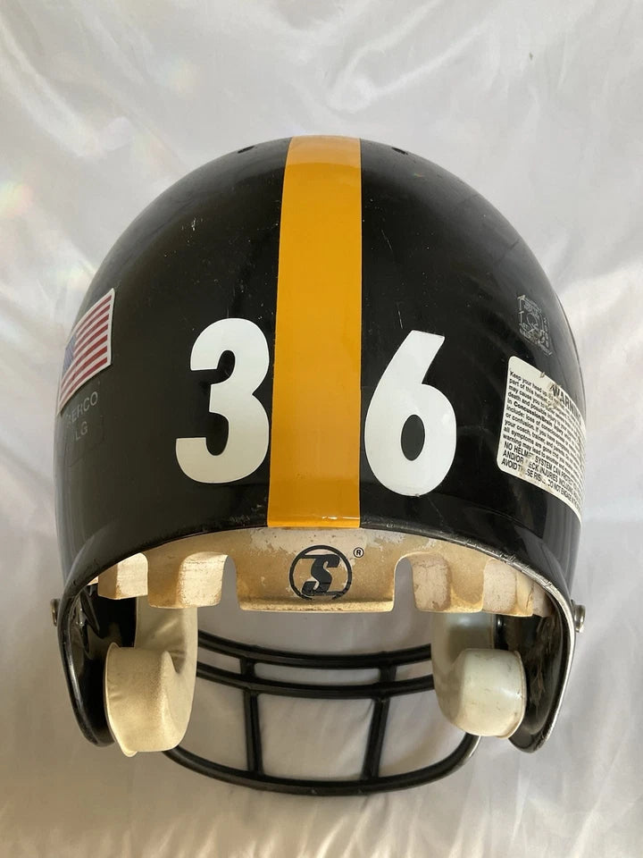 Schutt Air Pittsburgh Steelers Vintage Original Worn Football Helmet