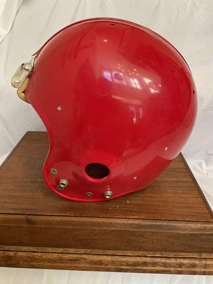 Vintage Medium Red Riddell ACE-1 Football Helmet Kansas City Chiefs Project? WESTBROOKSPORTSCARDS