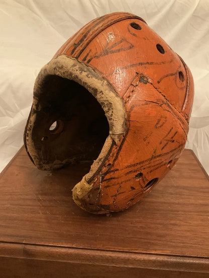 Original Wilson Or Rawlings Authentic Leather Suspension Adult Football Helmet WESTBROOKSPORTSCARDS