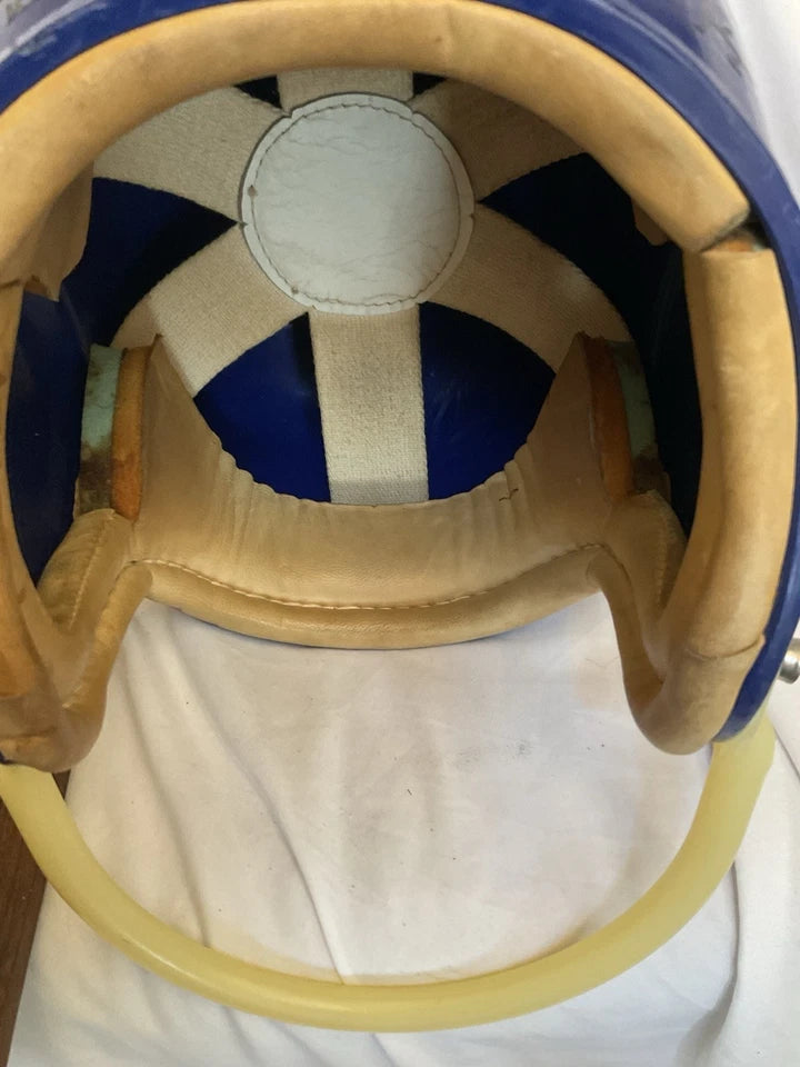 Original Vintage Wilson F2034 Football Helmet Size 7 1/2 Bears Cardinals Project WESTBROOKSPORTSCARDS