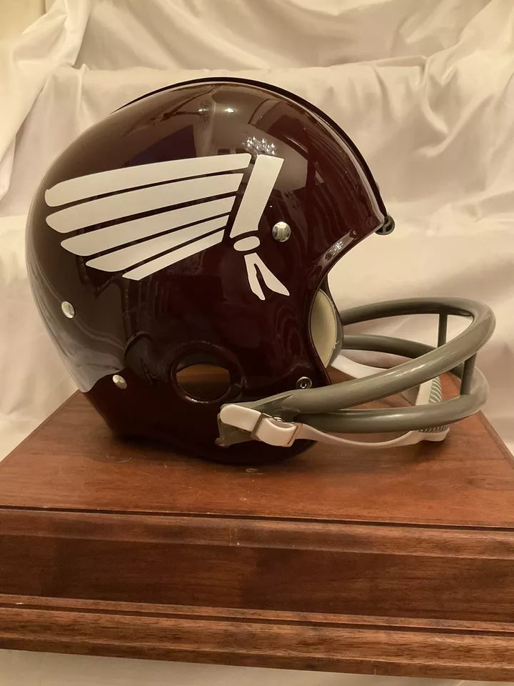 1965 Washington Redskins Head Dress Logo Prototype RK2 Football Helmet Hanburger  WESTBROOKSPORTSCARDS   