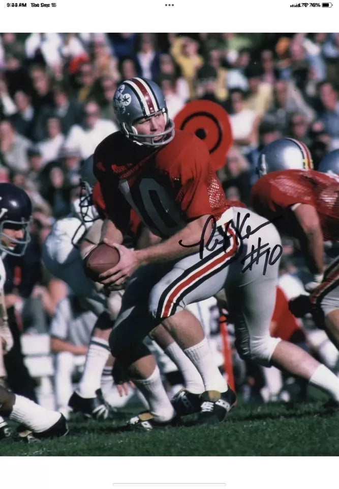 Original Riddell 1971 Ohio State Buckeyes Kra-Lite TK2 Game Football Helmet WESTBROOKSPORTSCARDS