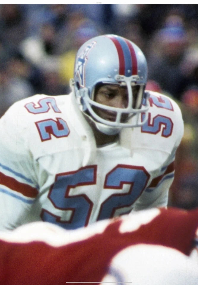 Original Vintage Wilson Football Helmet Custom 1969 - 1970 Houston Oilers