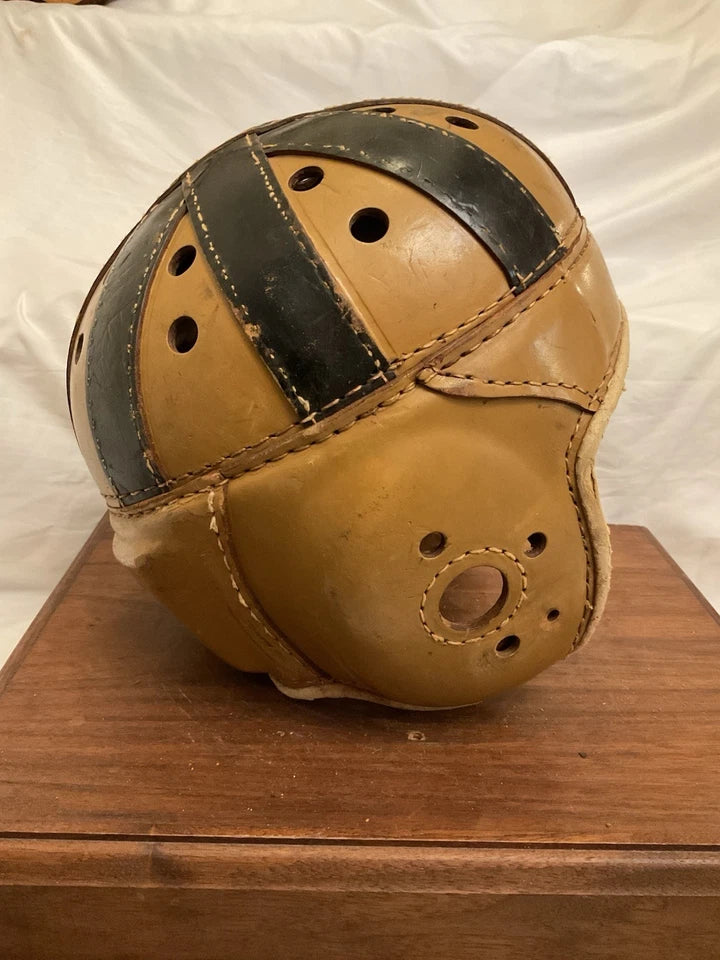 Rawlings NHC Authentic Leather Suspension Football Helmet Chin Strap Size 7!
