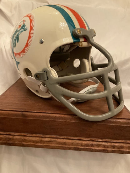 Original Riddell 1973 Miami Dolphins Kra-Lite TK2 Game Football Helmet Little