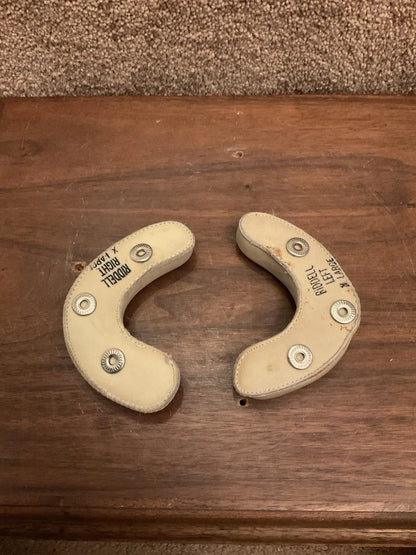 Original Vintage RIDDell XL Leather Jaw Pads RK TK Suspension Football Helmet WESTBROOKSPORTSCARDS