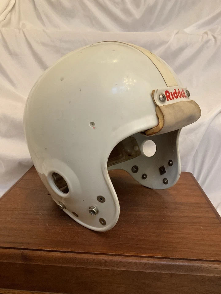 Riddell 1970s Micro-Fit Vintage Football Helmet Size 7 Oilers Buccaneers Cards