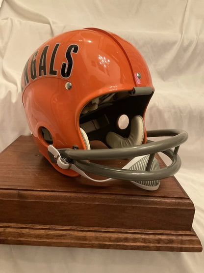 RK2 Style Football Helmet Cincinnati Bengals Custom BD-9 Style Facemask WESTBROOKSPORTSCARDS