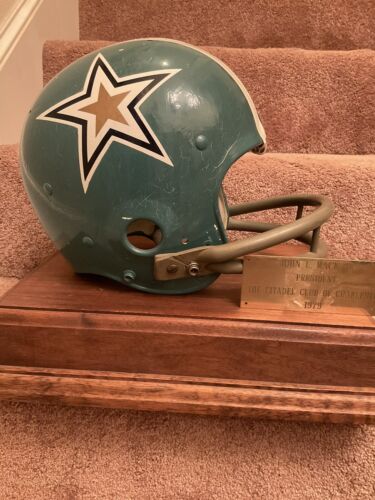 citadel football helmet The Citadel Bulldogs Authentic Game Used Riddell Kra-Lite II Football – WESTBROOKSPORTSCARDS