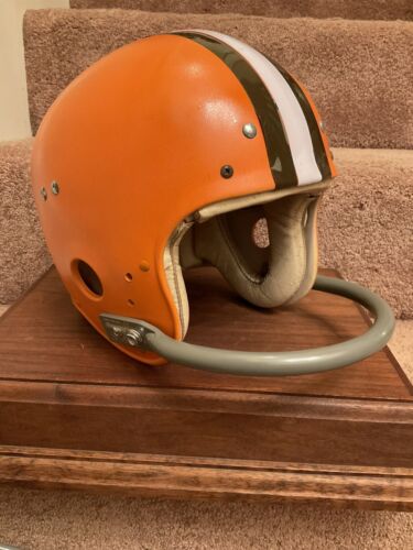 60s era football helmets Original Vintage 1960s Wilson Football Helmet Size 6 7/8 Cleveland Bro – WESTBROOKSPORTSCARDS