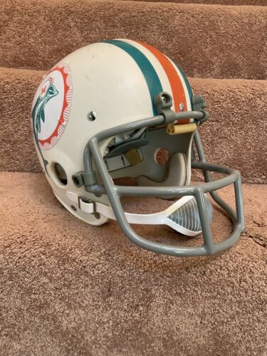 Vintage Riddell Kra-Lite TK2 Football Helmet 1973 Miami Dolphins Jim Kiick Rare