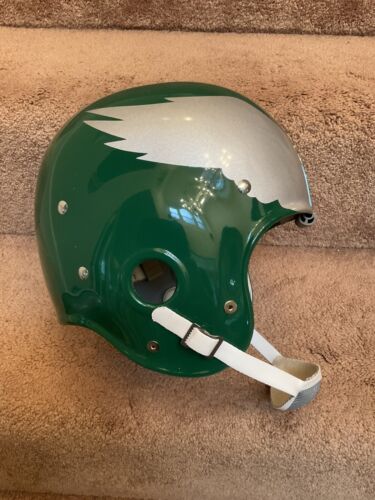 custom painted philadelphia eagles motorcycle helmets Philadelphia Eagles Painted Wings RK2 Style Suspension Football Helmet – WESTBROOKSPORTSCARDS