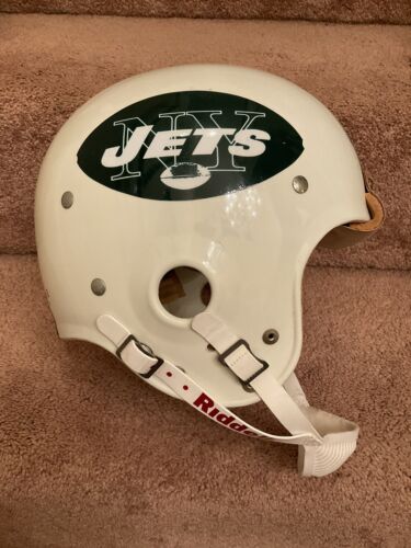 New York Jets Vintage Riddell 1973 Kra-Lite II TK-2 Football Helmet