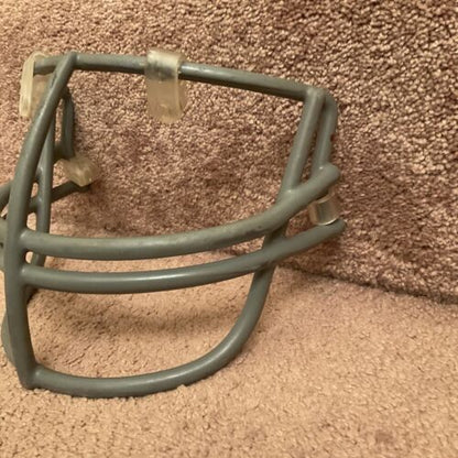 Vintage Schutt 1980 Double Wire NOP Red Dot Gray Football Helmet Face Mask- Rare Sporting Goods:Team Sports:Football:Clothing, Shoes & Accessories:Helmets & Hats Schutt   